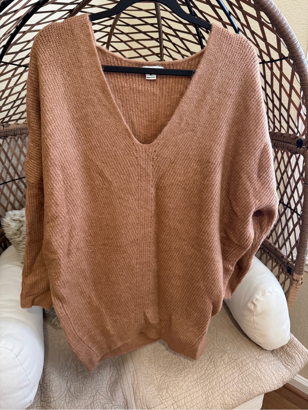 HYFVE Oversized Sweater Tan Medium